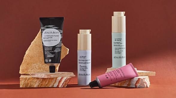 Les produits Absolution utilisés pour les soins visage